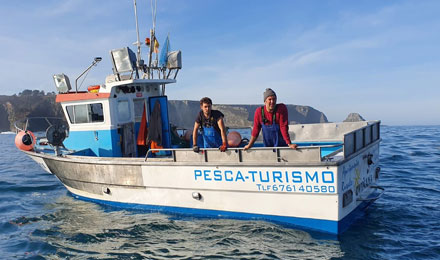 pescaturismoasturias.com fishing tours from Cudillero Asturias