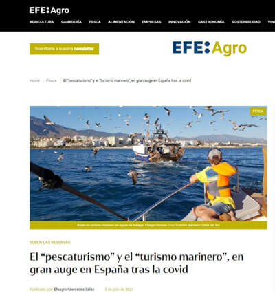 www.fishingtripspain.co.uk News, videos and reports from EFE on Fishingtrip Spain (Pescaturismo)
